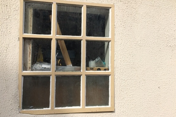 Renovation of decayed timber windows in Great Chishill