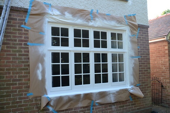 Windows painting in Cambridge