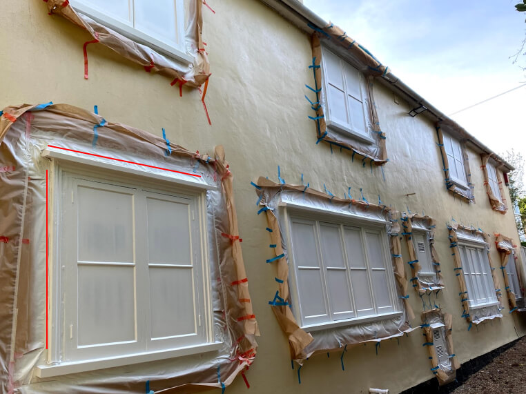 sash window painting