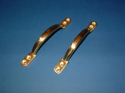 D sash window handles (brass)