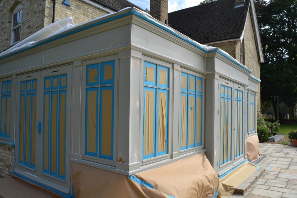 Conservatory timber frame repairs