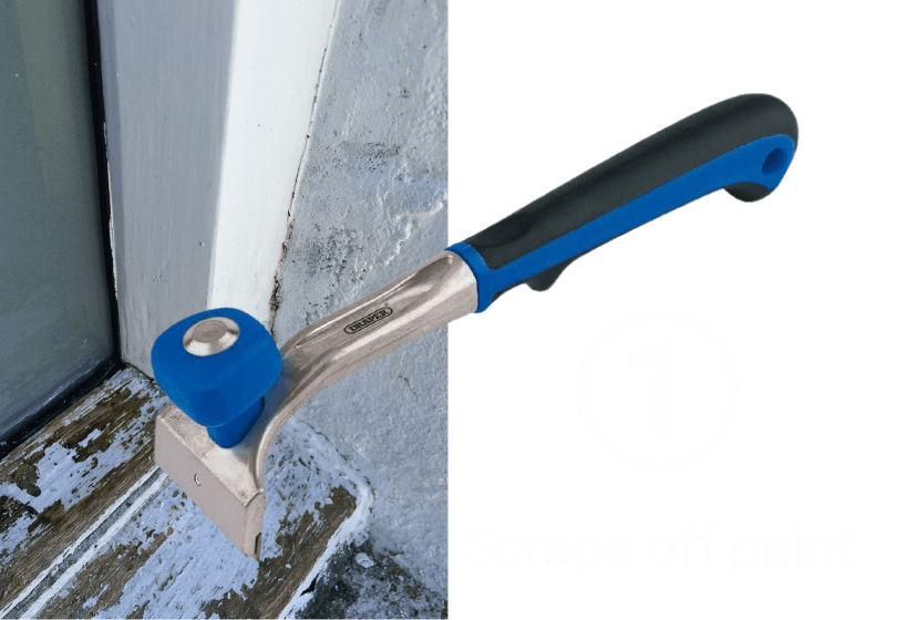 Scrape off rough areas