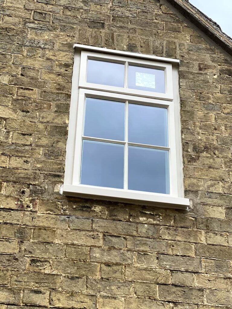 Timber window with fineo glass