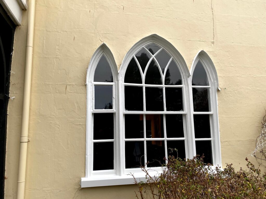 gothic sash window