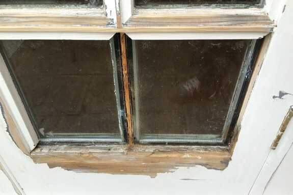 Renovation of decayed timber windows in Great Chishill