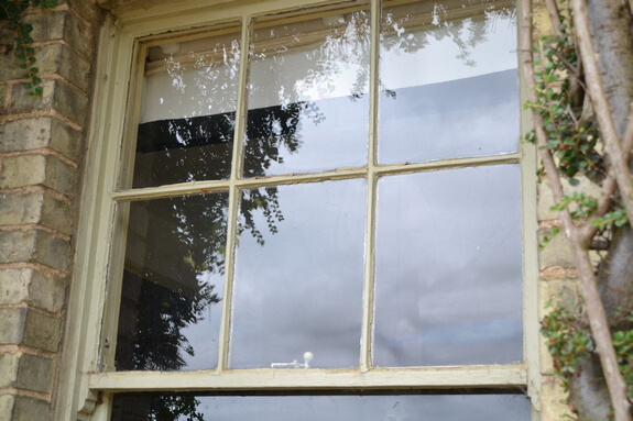 Renovation of old sash windows in Snailwell