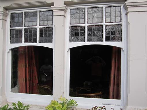 Half Georgian sash window