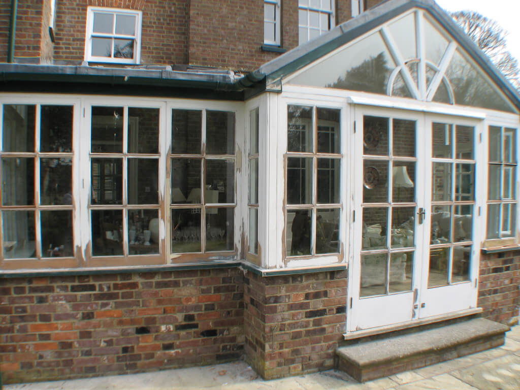 Wooden Orangery repairs