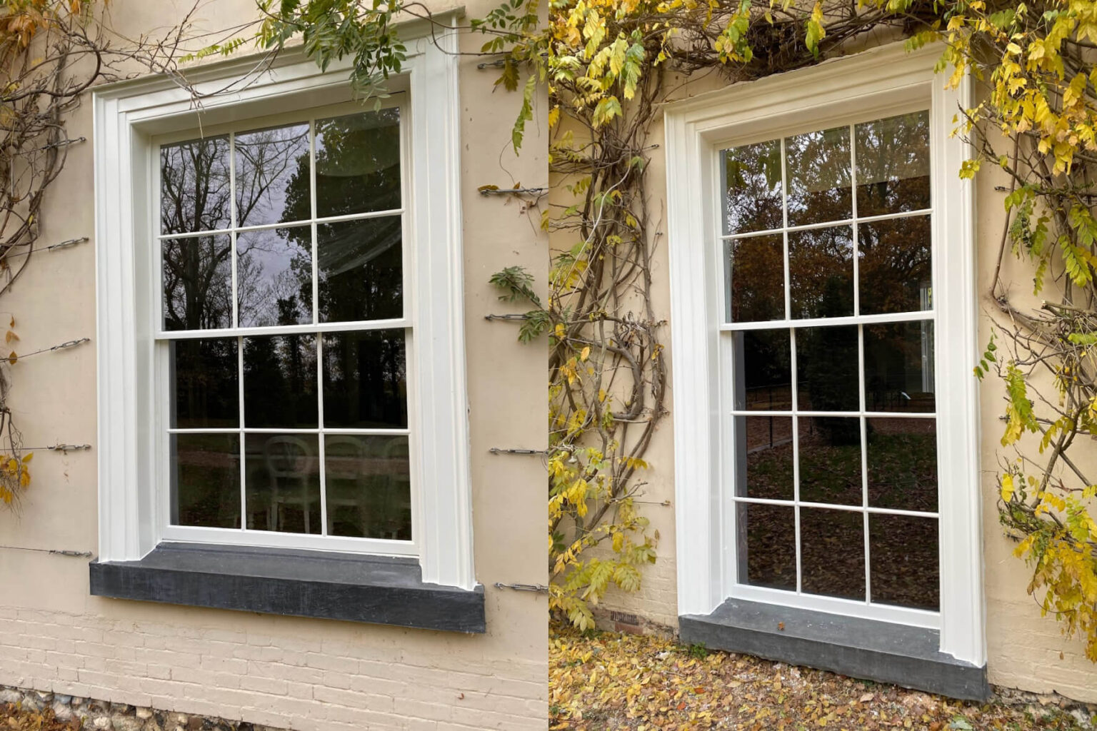 Retrofitting original sash windows with double glazing in Suffolk Project