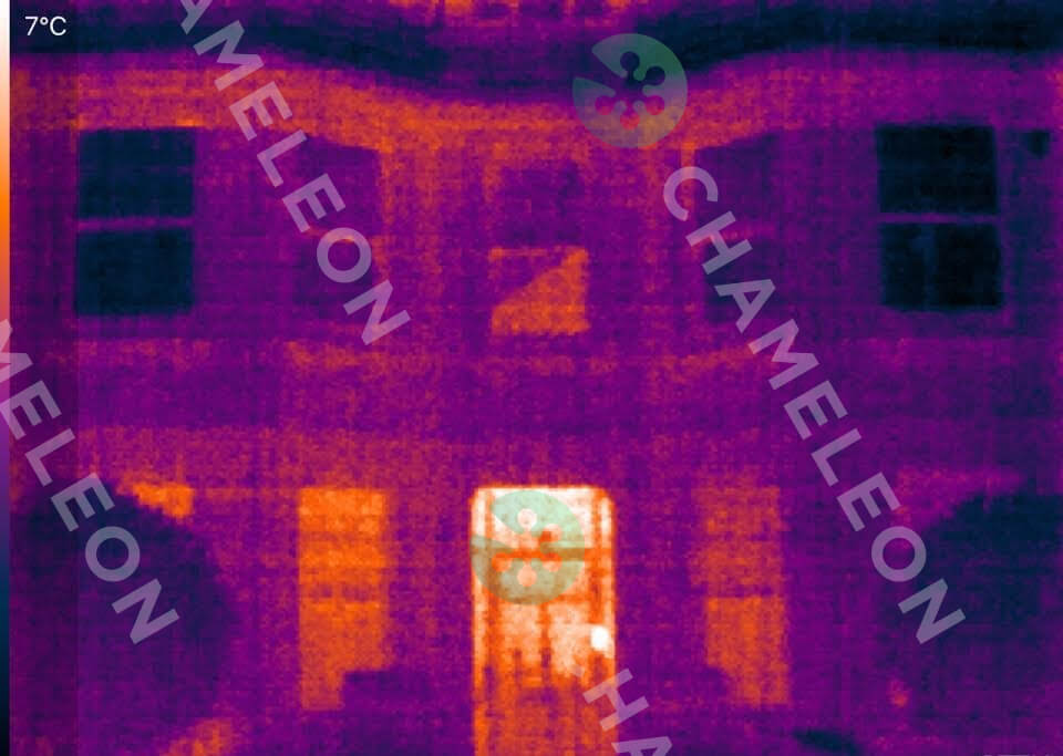 Thermal imaging of double glazing retrofitting projects