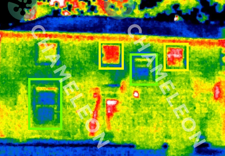 thermal imaging of FINEO glass