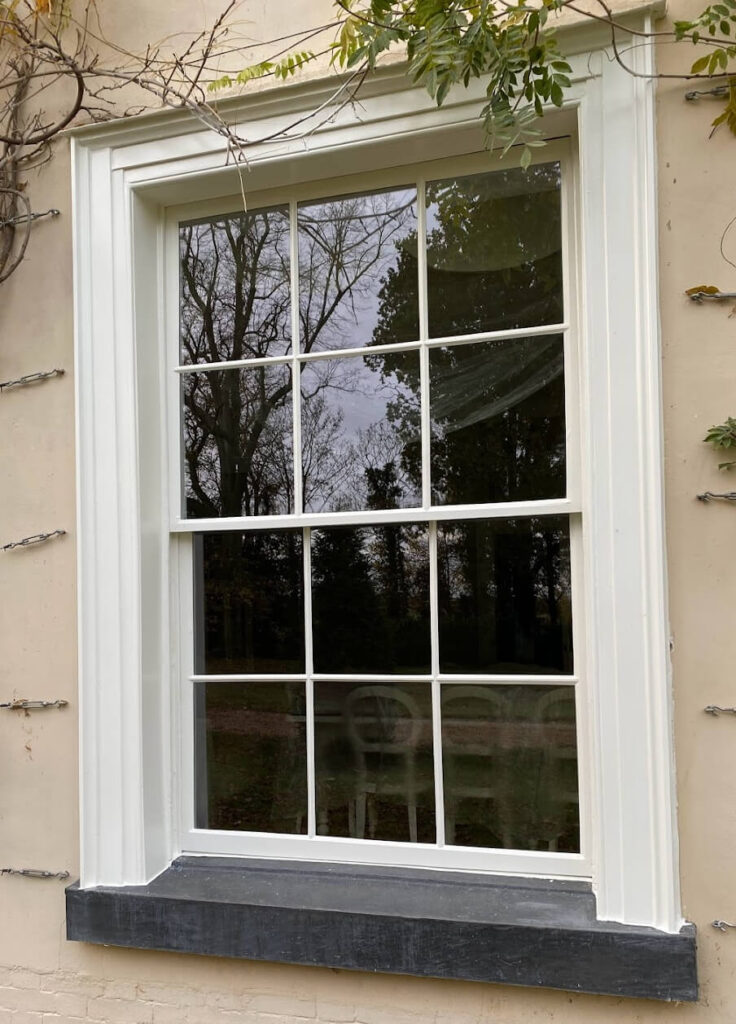 original sash window retrofitted