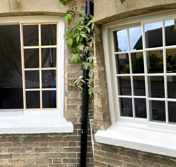 Sash window double glazing Hertfordshire
