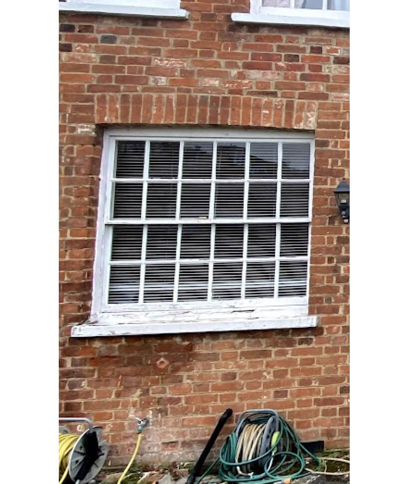 12 over 12 sash window