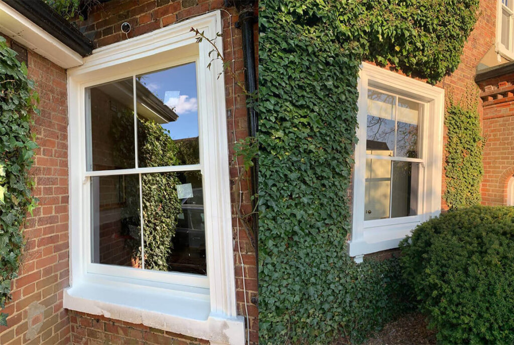 single glazed vs double glazed sash windows