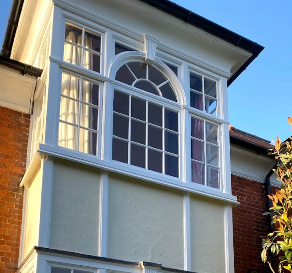 Edwardian bay window