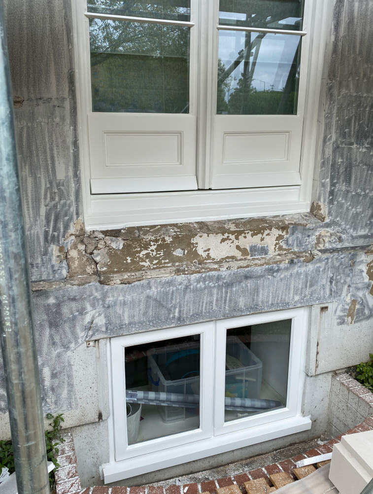 renovated timber casement windows