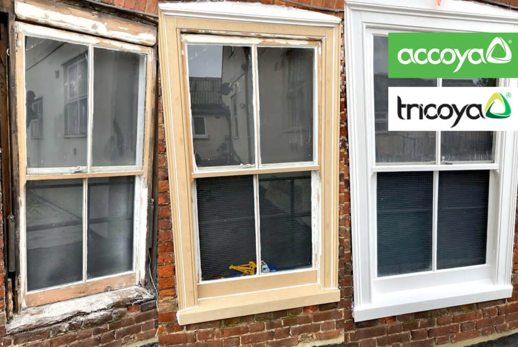 restoration of original victorian wooden windows