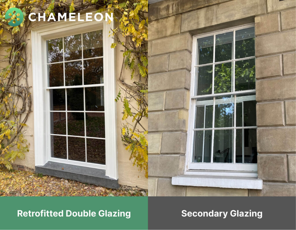 secondary glazing vs double glazing