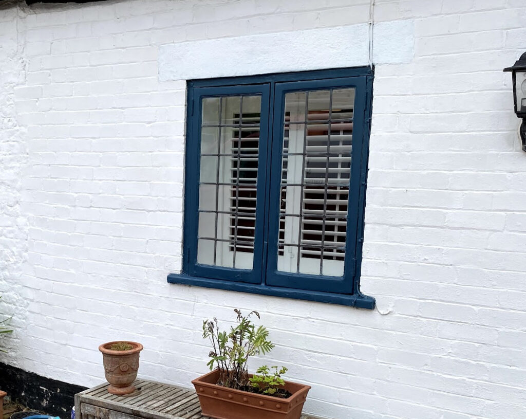 secondary glazing with shutters