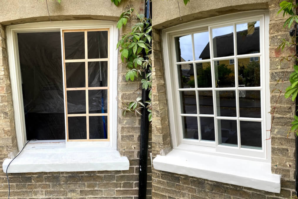 the aesthetic appearance of original sash windows