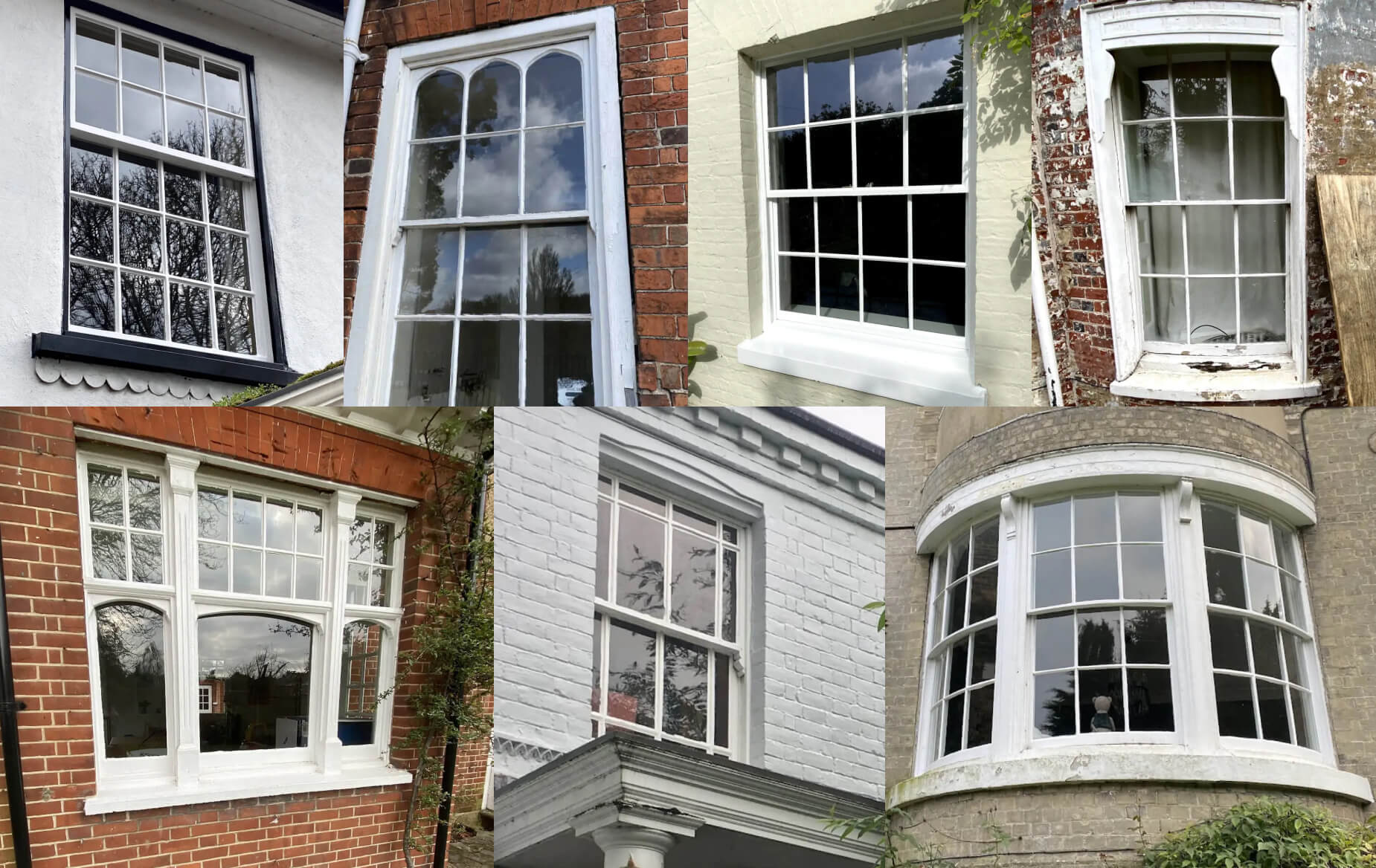 Different types of sash windows | Window styles from different architectural periods
