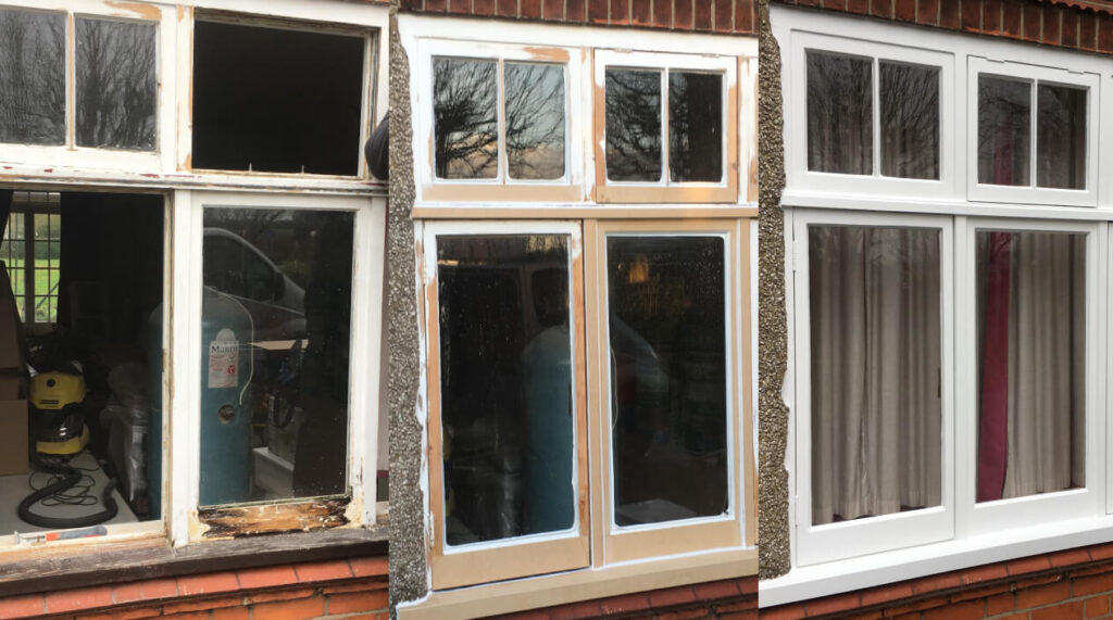 Casement windows restoration