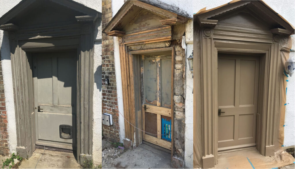 Front door restoration