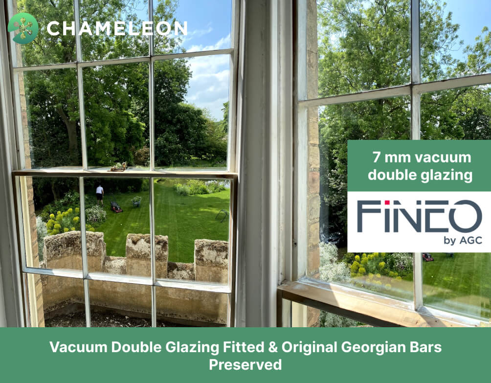 original georgian glazing bars from inside