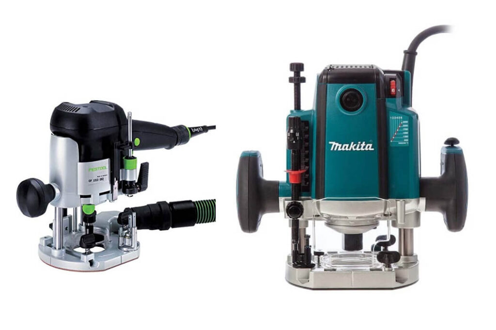 Routers Festool and makita