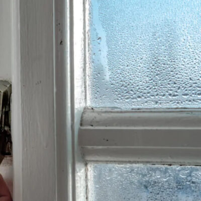 Condensation on window panes