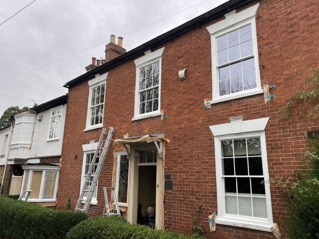 Double glazed Sash windows in Leicestershire