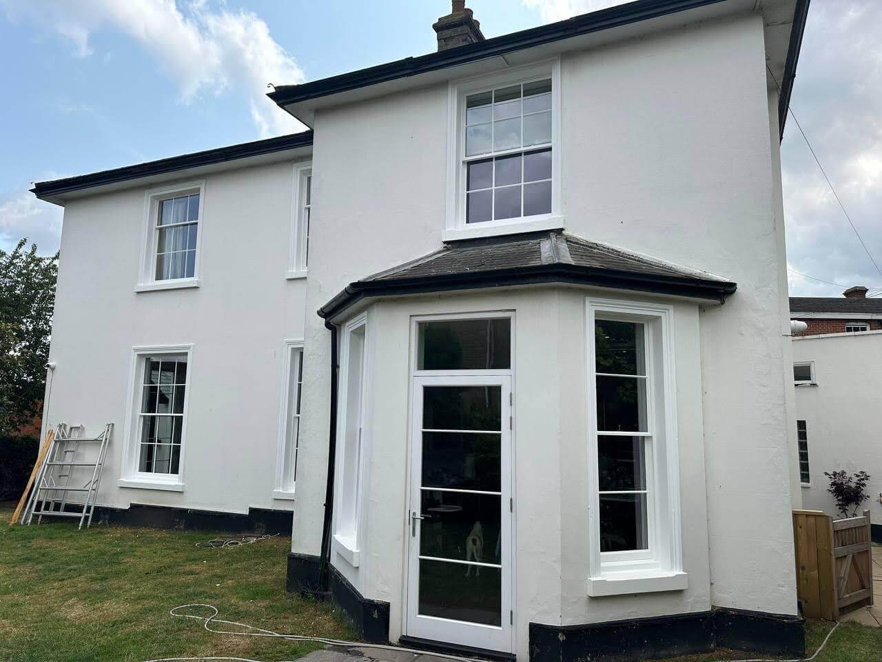 Windows restoration and reglazing project in Colchester