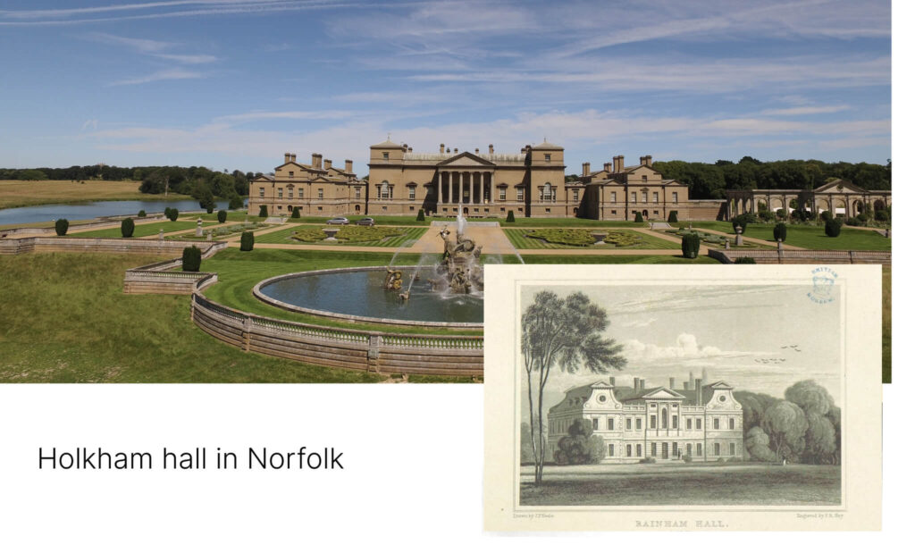 Holkham hall in Norfolk