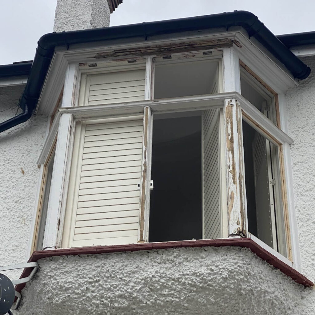 Restoration and double glazing | before