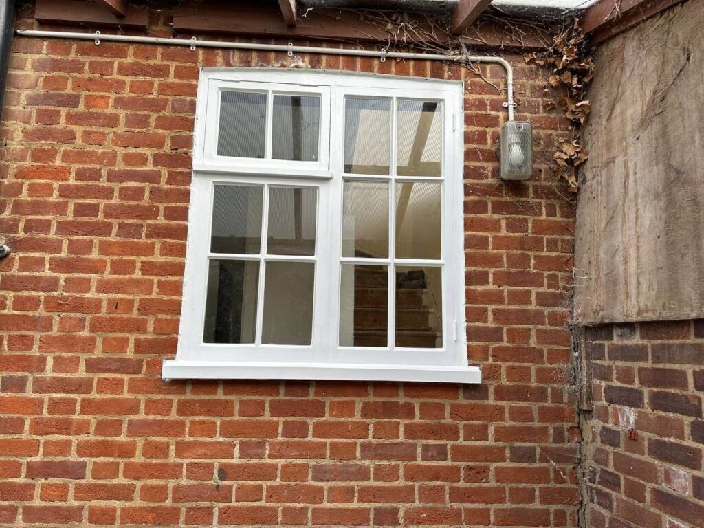 Casement window restoration west London