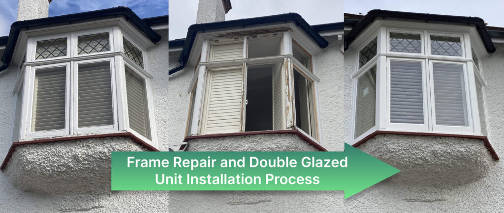 Frame Repair and Double Glazed Unit Installation Process