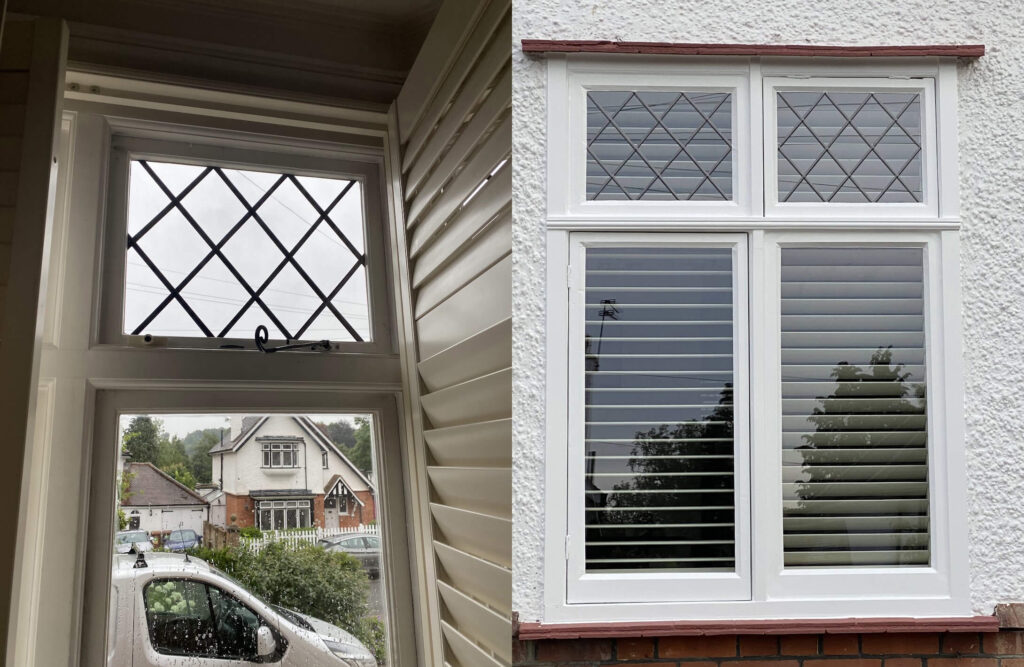 Leaded windows double glazing