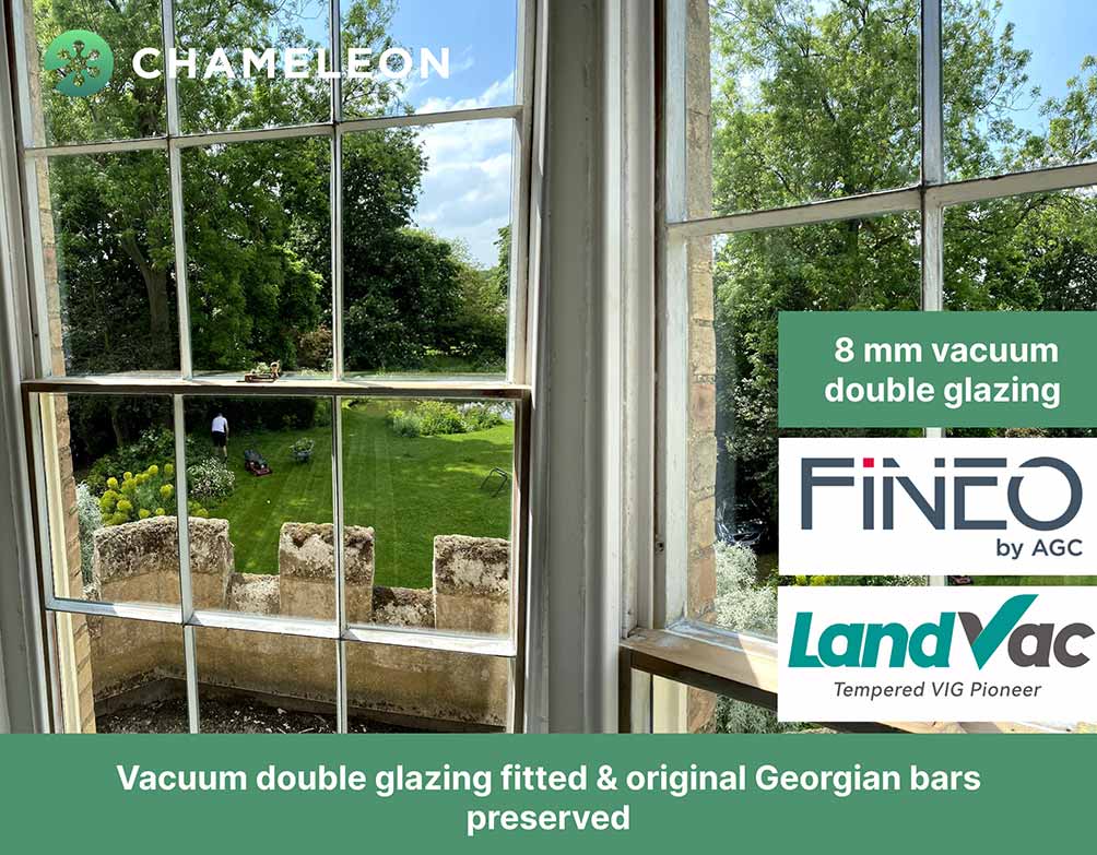 original georgian glazing bars from inside