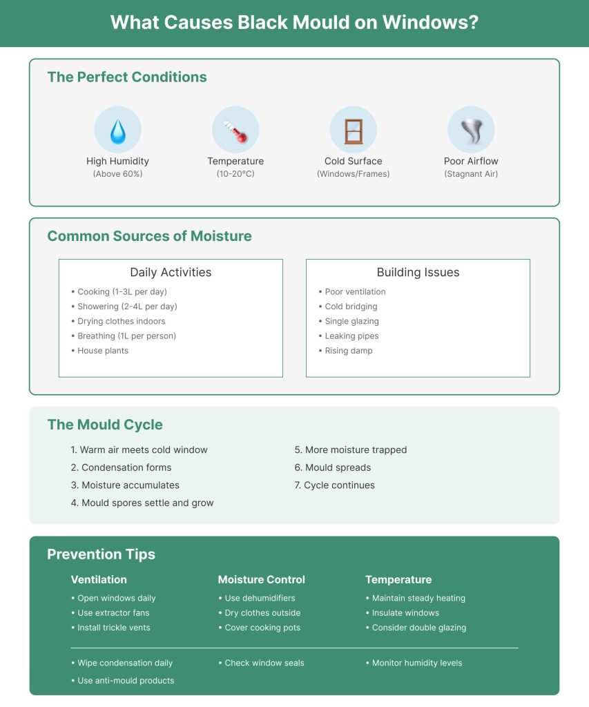 What Causes Black Mould on Windows