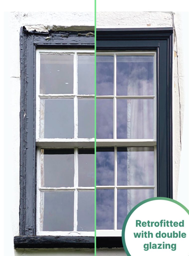 Sash windows double glazing in Buckinghamshire